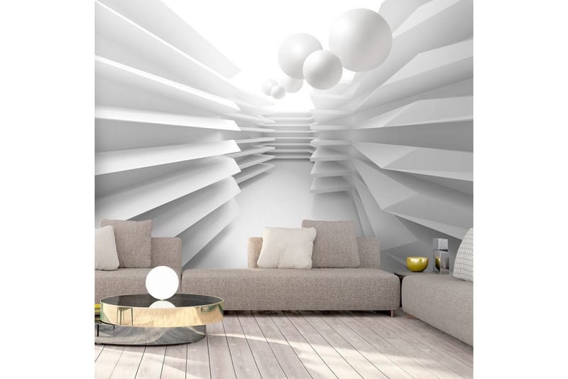 Valokuvatapetti White Maze 250x175, Artgeist sp. z o. o.