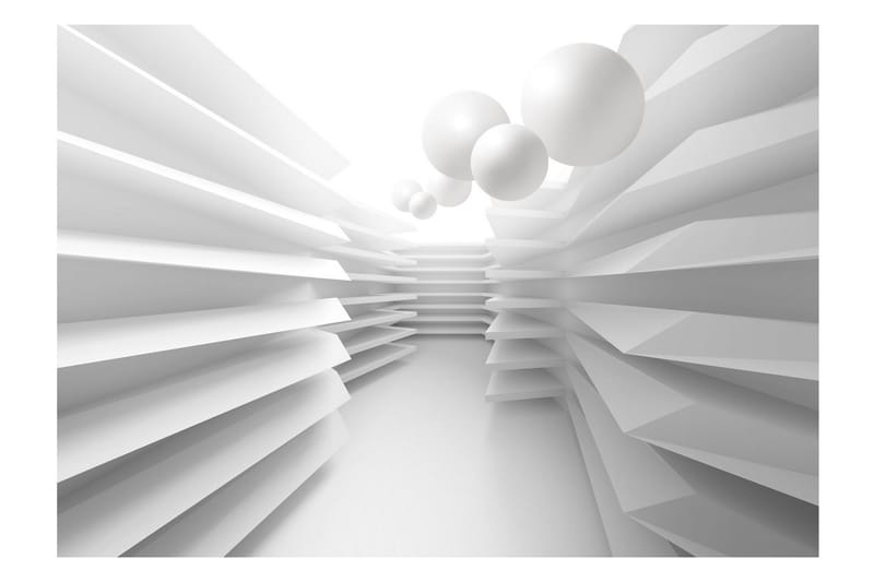 Valokuvatapetti White Maze 300x210 - Artgeist sp. z o. o. - Sisustustuotteet - Seinäkoristeet - Tapetit - Valokuvatapetit