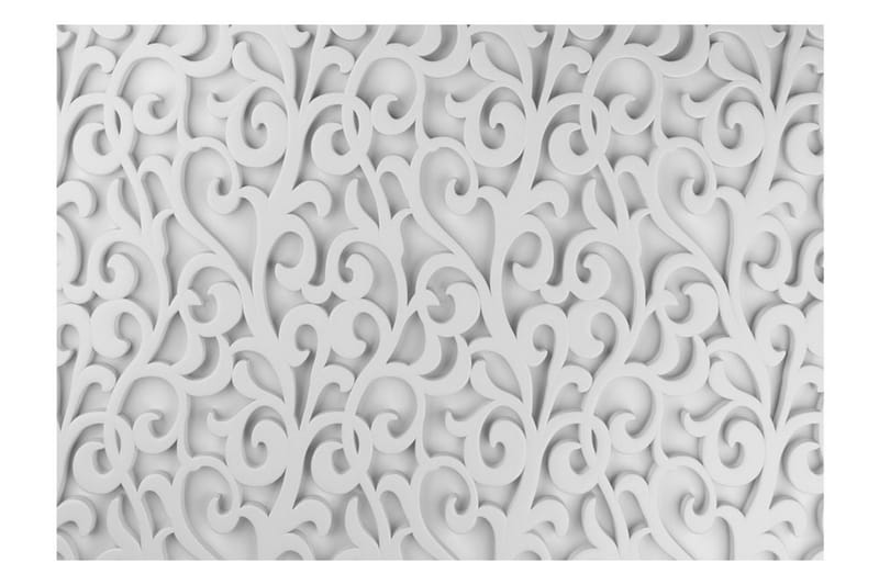 Valokuvatapetti White Ornament 300x210 - Artgeist sp. z o. o. - Sisustustuotteet - Seinäkoristeet - Tapetit - Valokuvatapetit