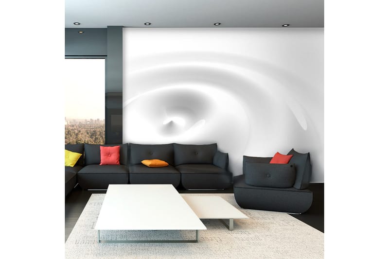 Valokuvatapetti White Swirl 300x210, Artgeist sp. z o. o.