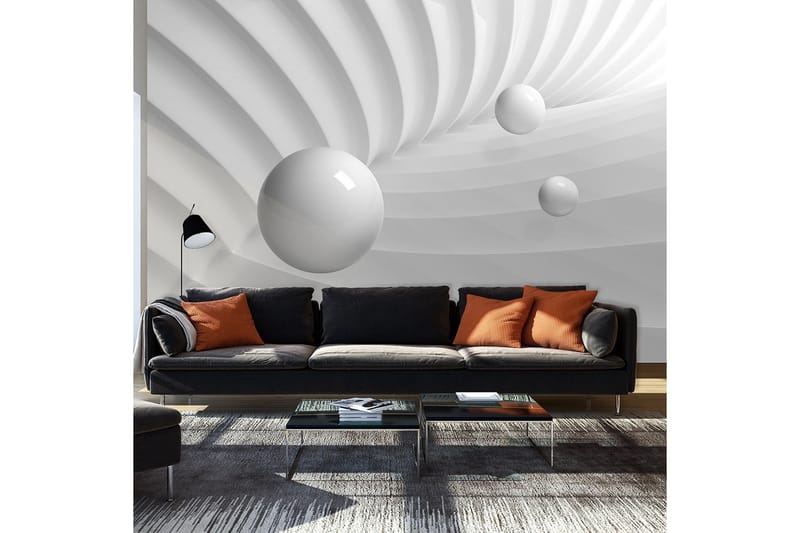 Valokuvatapetti White Symmetry 400x280, Artgeist sp. z o. o.