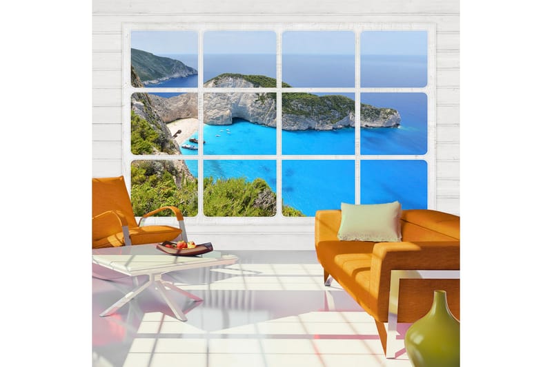 Valokuvatapetti Window On The World 150x105 - Artgeist sp. z o. o. - Sisustustuotteet - Seinäkoristeet - Tapetit - Valokuvatapetit