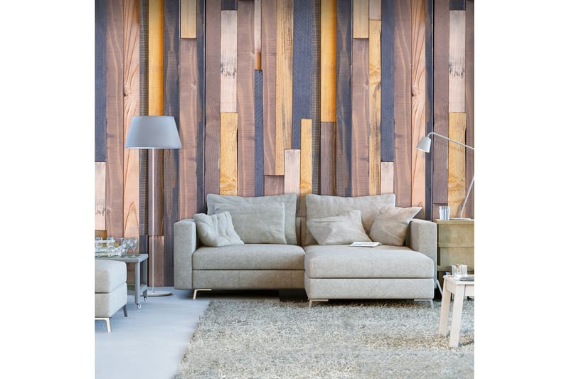Valokuvatapetti Wooden Alliance 50x1000 - Artgeist sp. z o. o. - Sisustustuotteet - Seinäkoristeet - Tapetit - Valokuvatapetit
