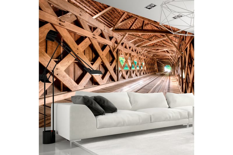 Valokuvatapetti Wooden Bridge 350x245, Artgeist sp. z o. o.
