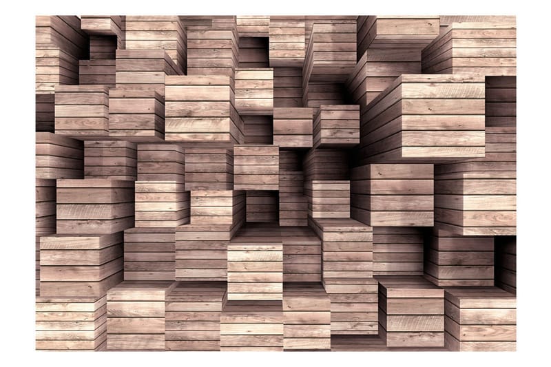 Valokuvatapetti Wooden Finesse 300x210 - Artgeist sp. z o. o. - Sisustustuotteet - Seinäkoristeet - Tapetit - Valokuvatapetit