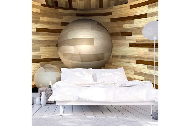 Valokuvatapetti Wooden Orbit 350x245, Artgeist sp. z o. o.