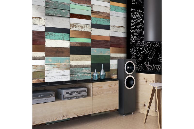 Valokuvatapetti Wooden Structure 50x1000, Artgeist sp. z o. o.