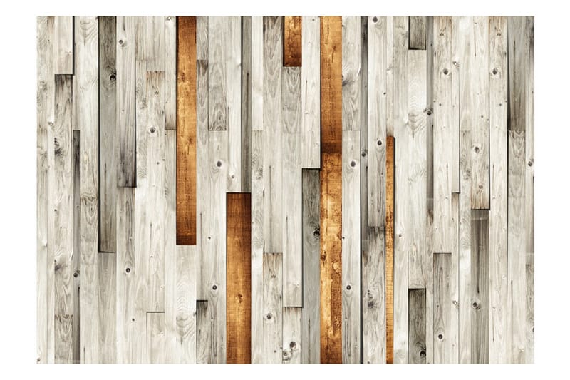 Valokuvatapetti Wooden Theme 350x245 - Artgeist sp. z o. o. - Sisustustuotteet - Seinäkoristeet - Tapetit - Valokuvatapetit