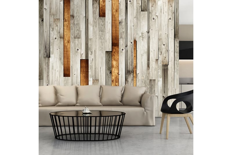 Valokuvatapetti Wooden Theme 350x245, Artgeist sp. z o. o.