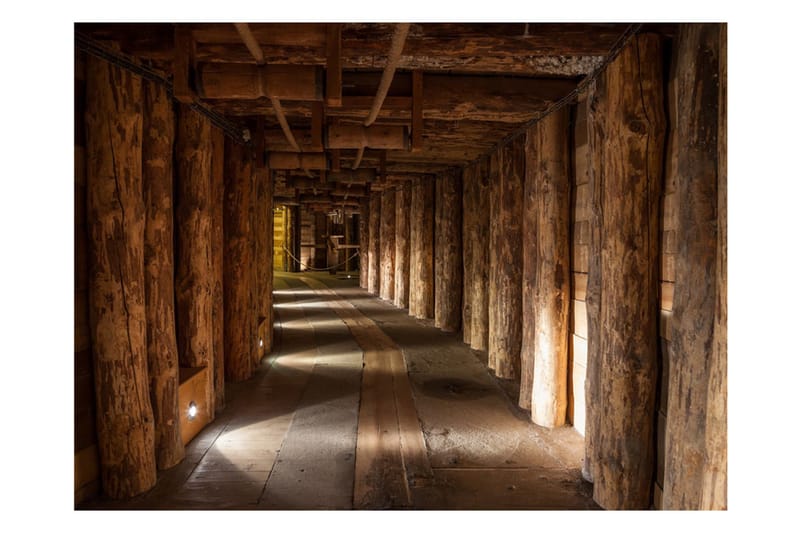 Valokuvatapetti Wooden Passage 300x231 - Artgeist sp. z o. o. - Sisustustuotteet - Seinäkoristeet - Tapetit - Valokuvatapetit