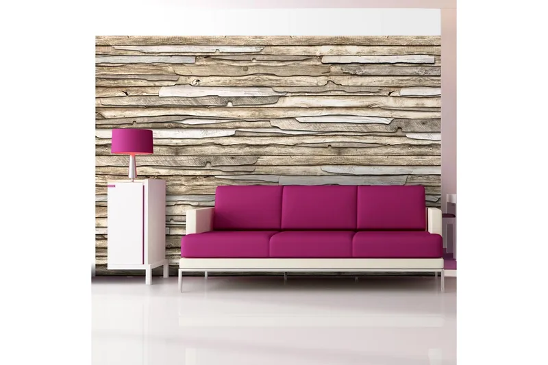 Valokuvatapetti Wooden Puzzle 400x280, Artgeist sp. z o. o.