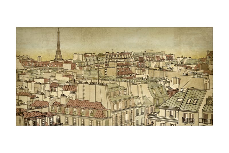 Valokuvatapetti XXL Good Bye Paris! 550x270 - Artgeist sp. z o. o. - Sisustustuotteet - Seinäkoristeet - Tapetit - Valokuvatapetit