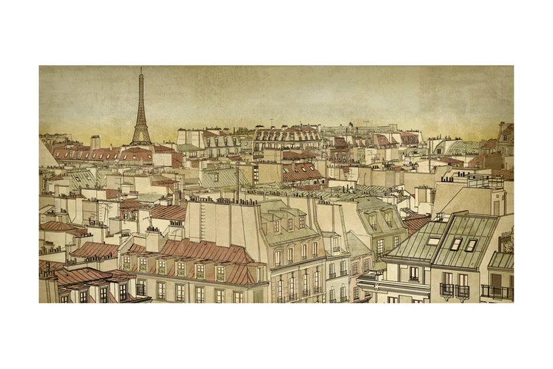 Valokuvatapetti XXL Good Bye Paris! 550x270, Artgeist sp. z o. o.