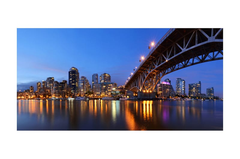 Valokuvatapetti XXL Granville Bridge Vancouver 550x270 - Artgeist sp. z o. o. - Sisustustuotteet - Seinäkoristeet - Tapetit - Valokuvatapetit