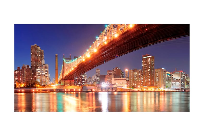 Valokuvatapetti XXL Queensborough Bridge New York 550x270 - Artgeist sp. z o. o. - Sisustustuotteet - Seinäkoristeet - Tapetit - Valokuvatapetit