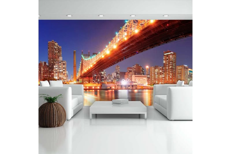 Valokuvatapetti XXL Queensborough Bridge New York 550x270 - Artgeist sp. z o. o. - Sisustustuotteet - Seinäkoristeet - Tapetit - Valokuvatapetit