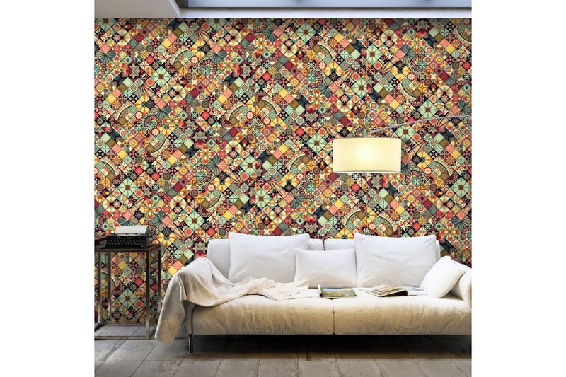 Valokuvatapetti XXL Rainbow Mosaic 500x280, Artgeist sp. z o. o.