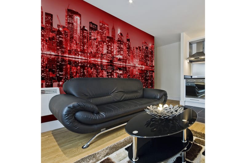 Valokuvatapetti XXL Red-Hot NYC 550x270 - Artgeist sp. z o. o. - Sisustustuotteet - Seinäkoristeet - Tapetit - Valokuvatapetit