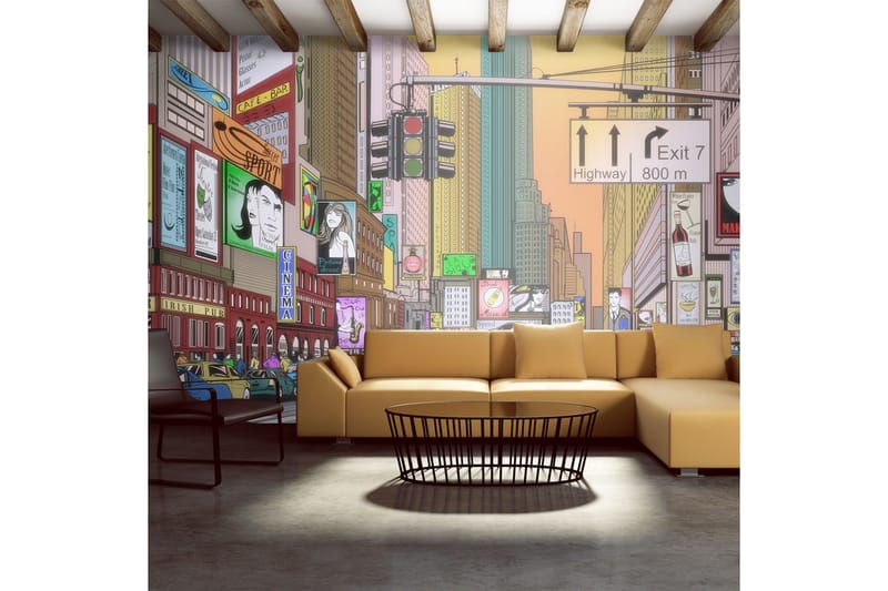 Valokuvatapetti XXL Ruuhka-aika Uusi 550x270, Artgeist sp. z o. o.