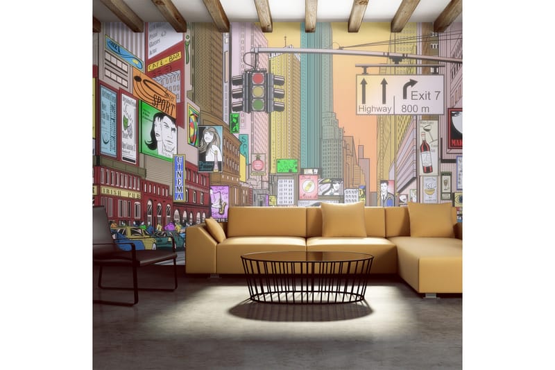 Valokuvatapetti XXL Ruuhka-aika Uusi 550x270 - Artgeist sp. z o. o. - Sisustustuotteet - Seinäkoristeet - Tapetit - Valokuvatapetit