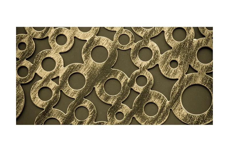 Valokuvatapetti XXL Vanhat messinkirenkaat 550x270 - Artgeist sp. z o. o. - Sisustustuotteet - Seinäkoristeet - Tapetit - Valokuvatapetit