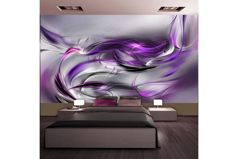 Valokuvatapetti XXL Purple Swirls II 500x280, Artgeist sp. z o. o.