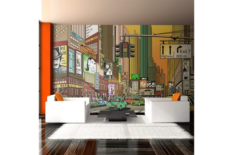 Valokuvatapetti XXL Pulsating City NY 550x270, Artgeist sp. z o. o.