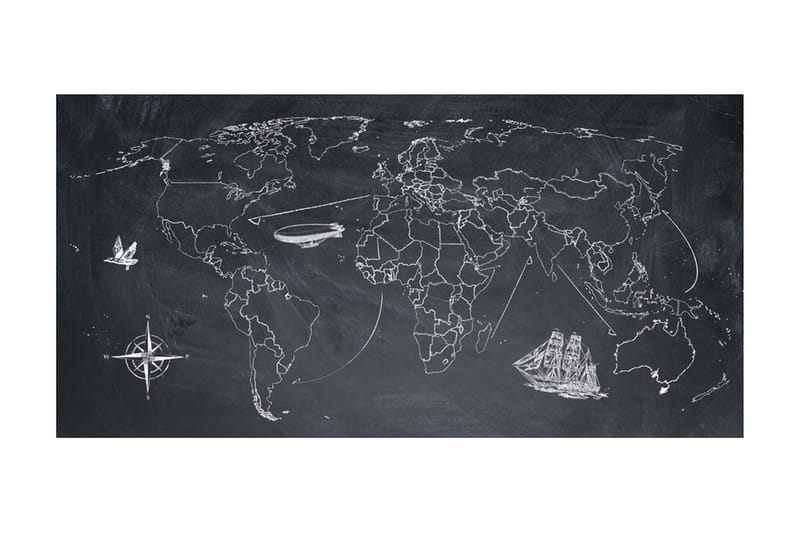 Valokuvatapetti XXL Pieni Matka Suuret Matkat 550x270 - Artgeist sp. z o. o. - Sisustustuotteet - Seinäkoristeet - Tapetit - Valokuvatapetit