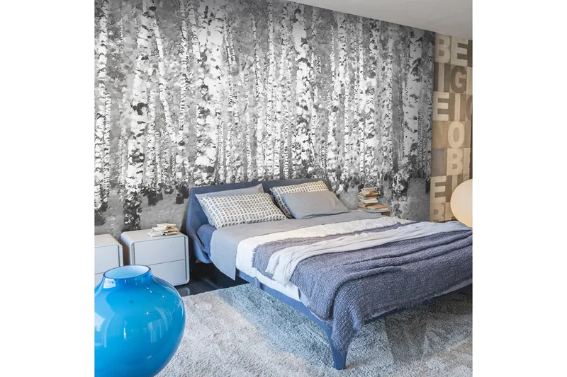 Valokuvatapetti Yksinäinen Koivu 250x193 - Artgeist sp. z o. o. - Sisustustuotteet - Seinäkoristeet - Tapetit - Valokuvatapetit