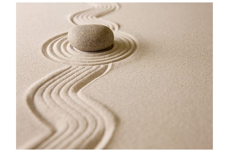 Valokuvatapetti Zen Sand Garden 200x154 - Artgeist sp. z o. o. - Sisustustuotteet - Seinäkoristeet - Tapetit - Valokuvatapetit