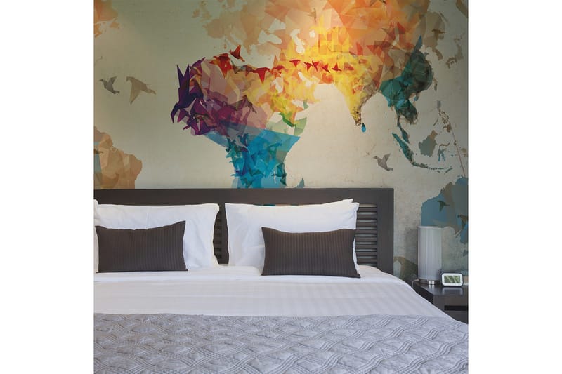 Valokuvatapetti Paper Birds 250x193, Artgeist sp. z o. o.