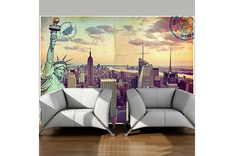 Valokuvatapetti Postcard From New York 400x280, Artgeist sp. z o. o.