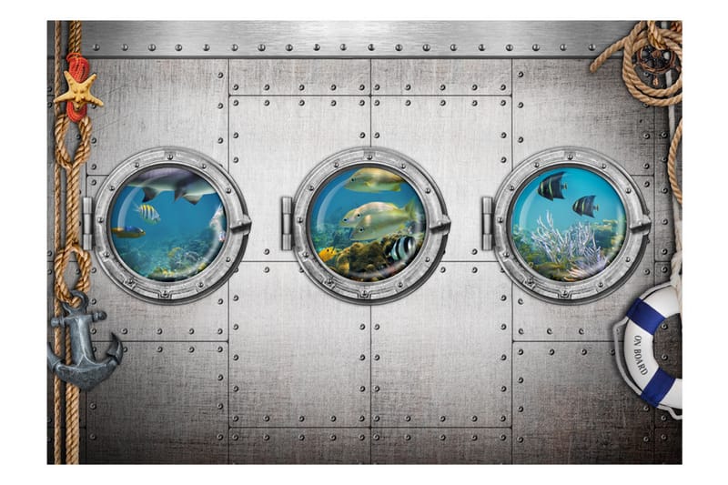 Valokuvatapetti Portholes 150x105 - Artgeist sp. z o. o. - Sisustustuotteet - Seinäkoristeet - Tapetit - Valokuvatapetit