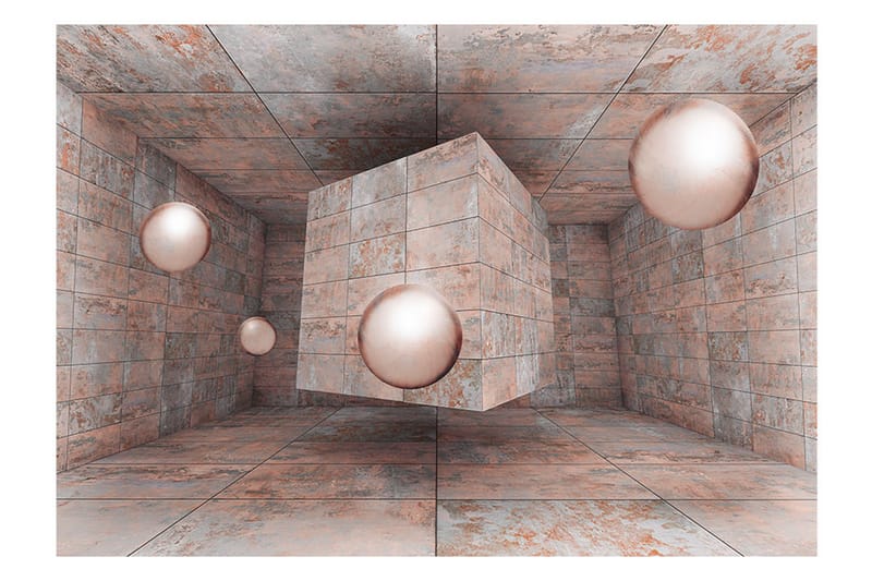 Valokuvatapetti Pink Box 400x280 - Artgeist sp. z o. o. - Sisustustuotteet - Seinäkoristeet - Tapetit - Valokuvatapetit