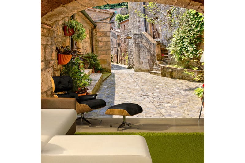 Valokuvatapetti Provincial Alley In Tuscany 400x280, Artgeist sp. z o. o.