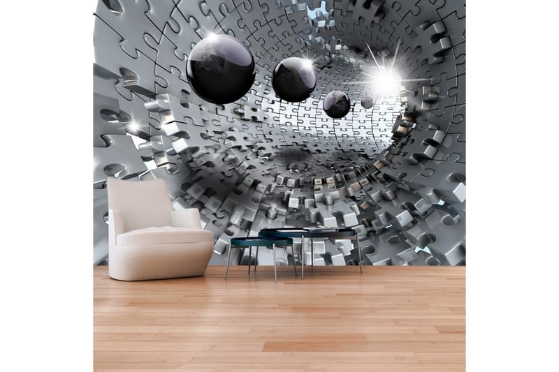 Valokuvatapetti Puzzle Tunnel 200x140 - Artgeist sp. z o. o. - Sisustustuotteet - Seinäkoristeet - Tapetit - Valokuvatapetit