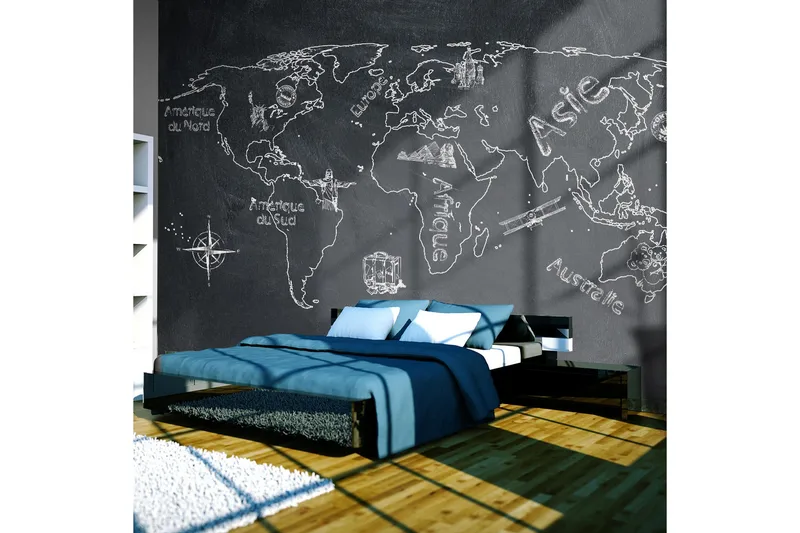 Valokuvatapetti Pieni Matka Suuret Matkat Ranska 200x154, Artgeist sp. z o. o.