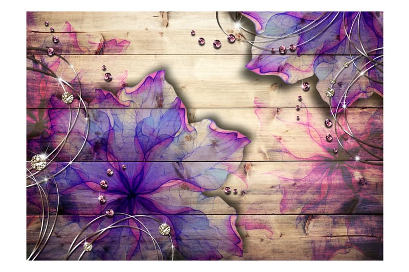 Valokuvatapetti Purple Memory 300x210 - Artgeist sp. z o. o. - Sisustustuotteet - Seinäkoristeet - Tapetit - Valokuvatapetit
