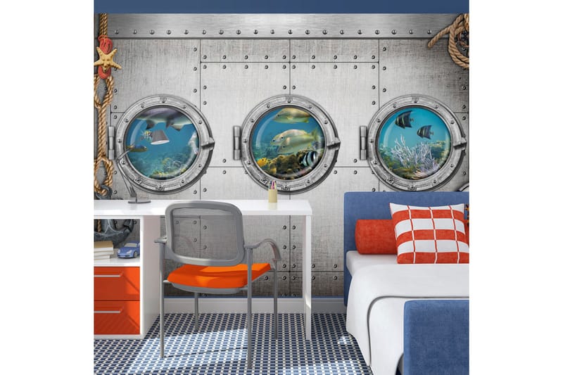 Valokuvatapetti Portholes 200x140 - Artgeist sp. z o. o. - Sisustustuotteet - Seinäkoristeet - Tapetit - Valokuvatapetit