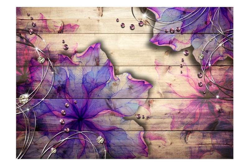 Valokuvatapetti Purple Memory 200x140 - Artgeist sp. z o. o. - Sisustustuotteet - Seinäkoristeet - Tapetit - Valokuvatapetit