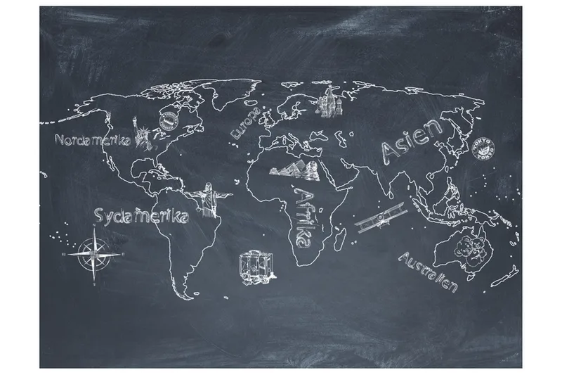 Valokuvatapetti Pieni Matka Suuret Matkat Saksa 200x154 - Artgeist sp. z o. o. - Sisustustuotteet - Seinäkoristeet - Tapetit - Valokuvatapetit