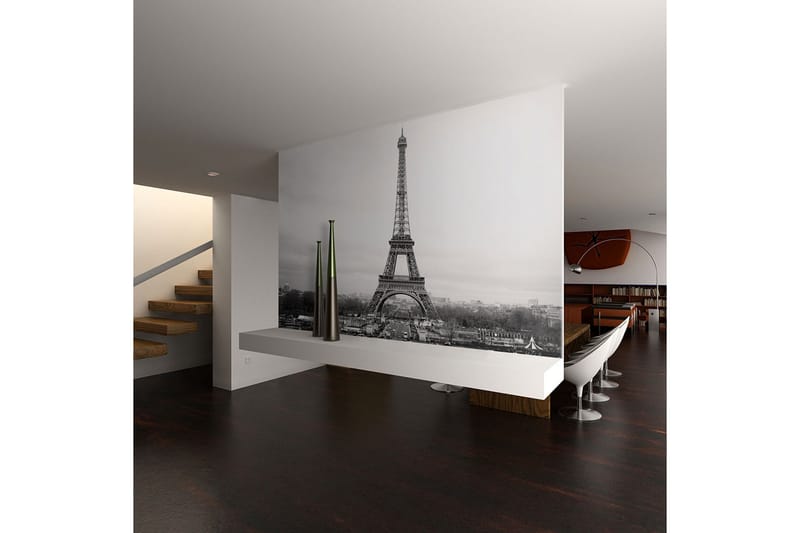 Valokuvatapetti Pariisi Mustavalkoinen valokuva 200x154, Artgeist sp. z o. o.