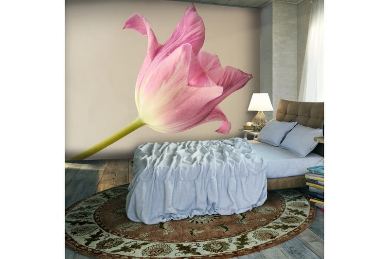 Valokuvatapetti Pink Tulip 200x154, Artgeist sp. z o. o.