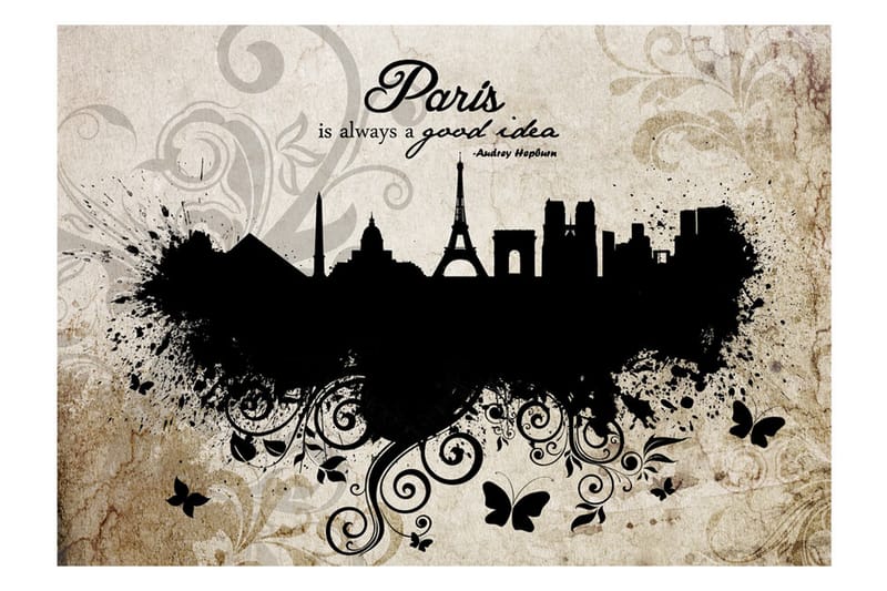 Valokuvatapetti Paris Is Always A Good Idea Vintage 100x70 - Artgeist sp. z o. o. - Sisustustuotteet - Seinäkoristeet - Tapetit - Valokuvatapetit