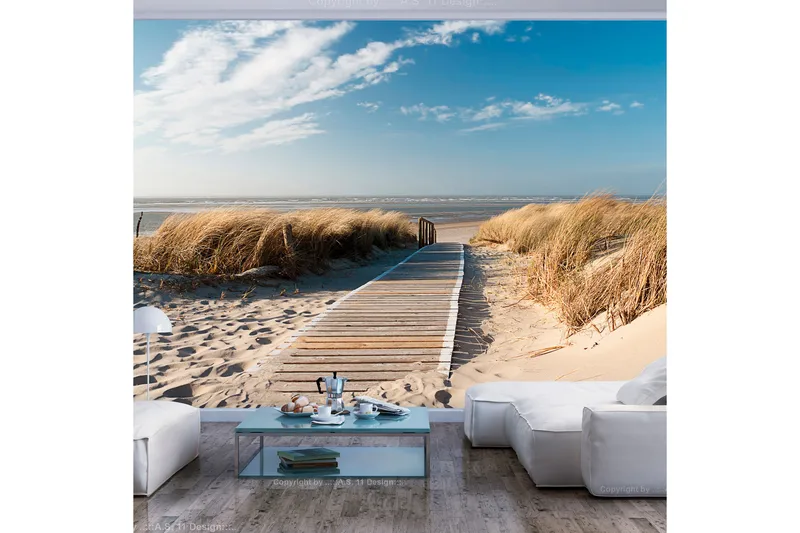 Valokuvatapetti Pohjanmeren Ranta Langeoog 400x309 - Artgeist sp. z o. o. - Sisustustuotteet - Seinäkoristeet - Tapetit - Valokuvatapetit