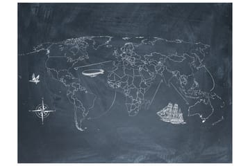 Valokuvatapetti Pieni Matka Suuret Matkat 200x154 - Artgeist sp. z o. o. - Sisustustuotteet - Seinäkoristeet - Tapetit - Valokuvatapetit