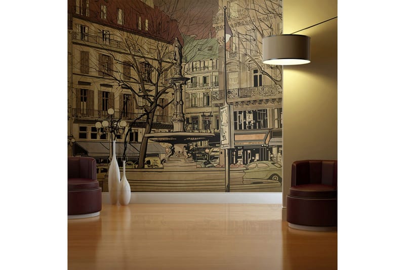 Valokuvatapetti Parisian Fountain 350x270, Artgeist sp. z o. o.