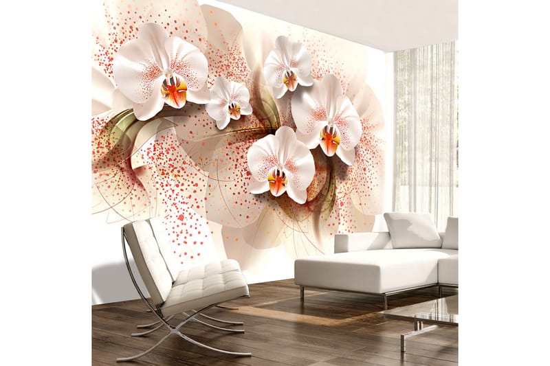 Valokuvatapetti Pale Yellow Orchids 150x105 - Artgeist sp. z o. o. - Sisustustuotteet - Seinäkoristeet - Tapetit - Valokuvatapetit