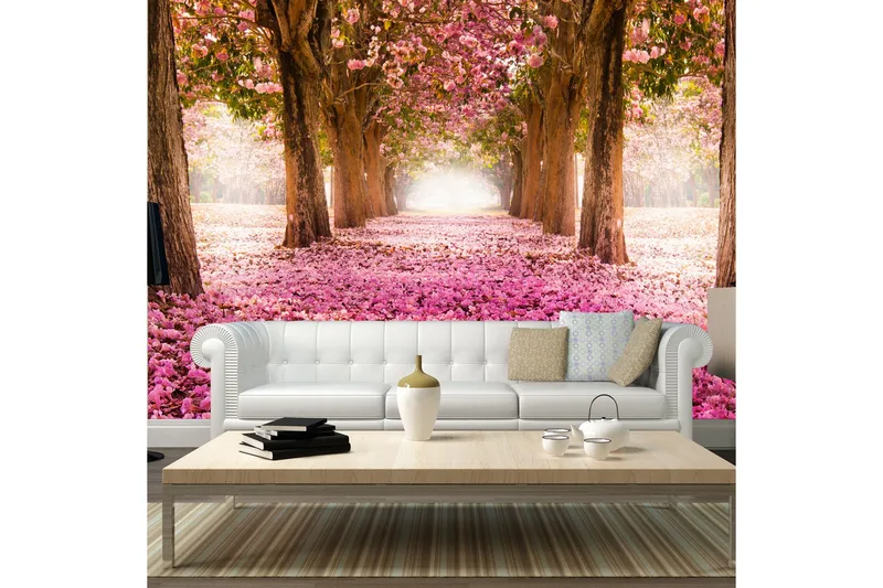 Valokuvatapetti Pink Grove 350x245, Artgeist sp. z o. o.