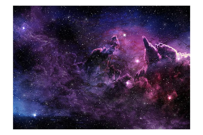 Valokuvatapetti Purple Nebula 100x70 - Artgeist sp. z o. o. - Sisustustuotteet - Seinäkoristeet - Tapetit - Valokuvatapetit